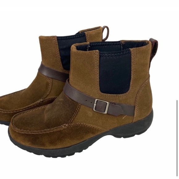 Lands’ End Ankle Boots Suede Size 7 - Picture 2 of 6